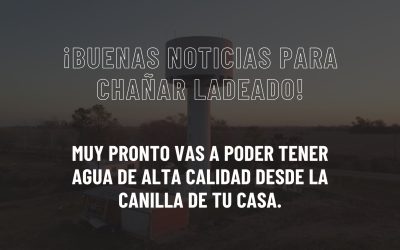 Muy pronto vas a tener agua de alta calidad en la canilla de tu casa